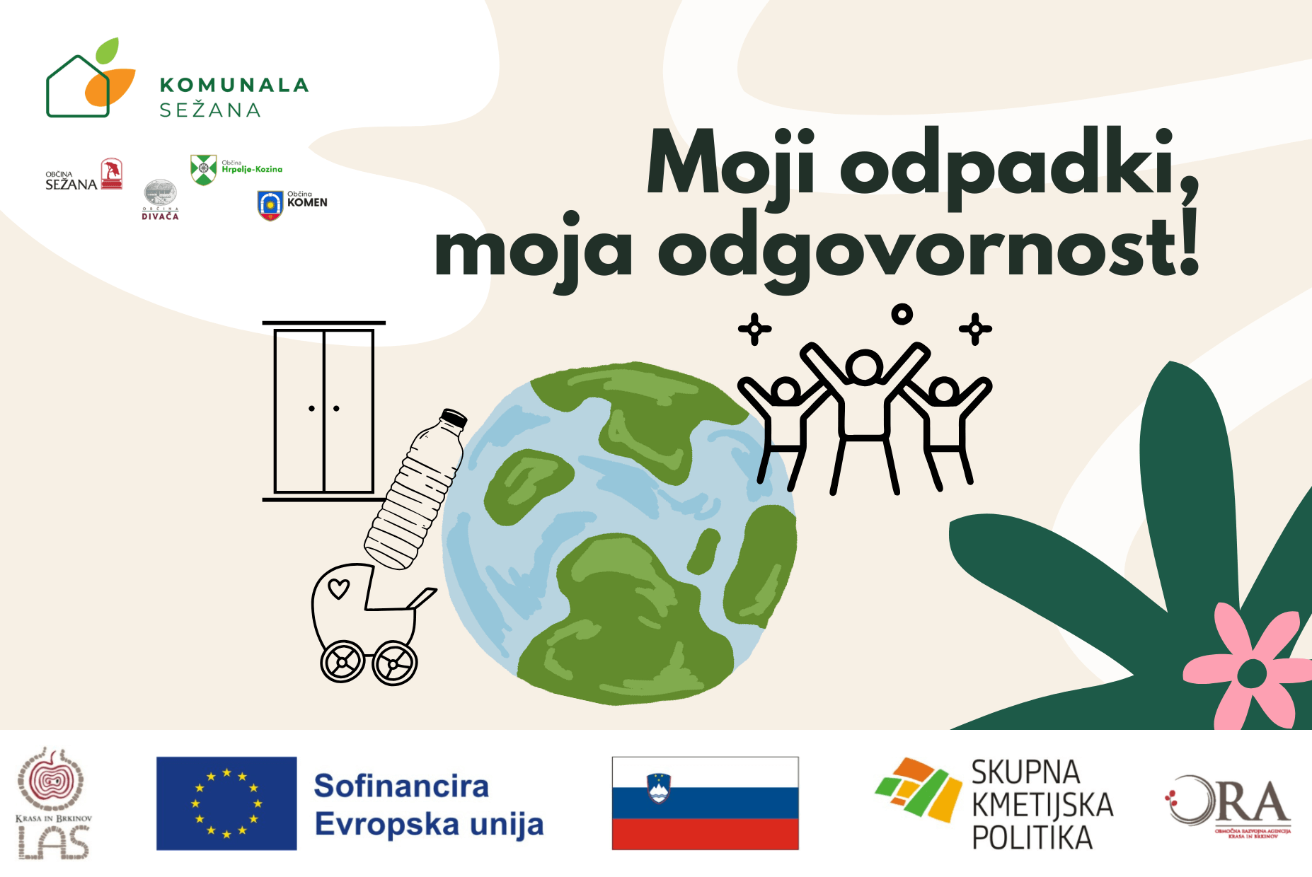 Naslovna fotografija moji odpadki moja odgovornost vsi grbi