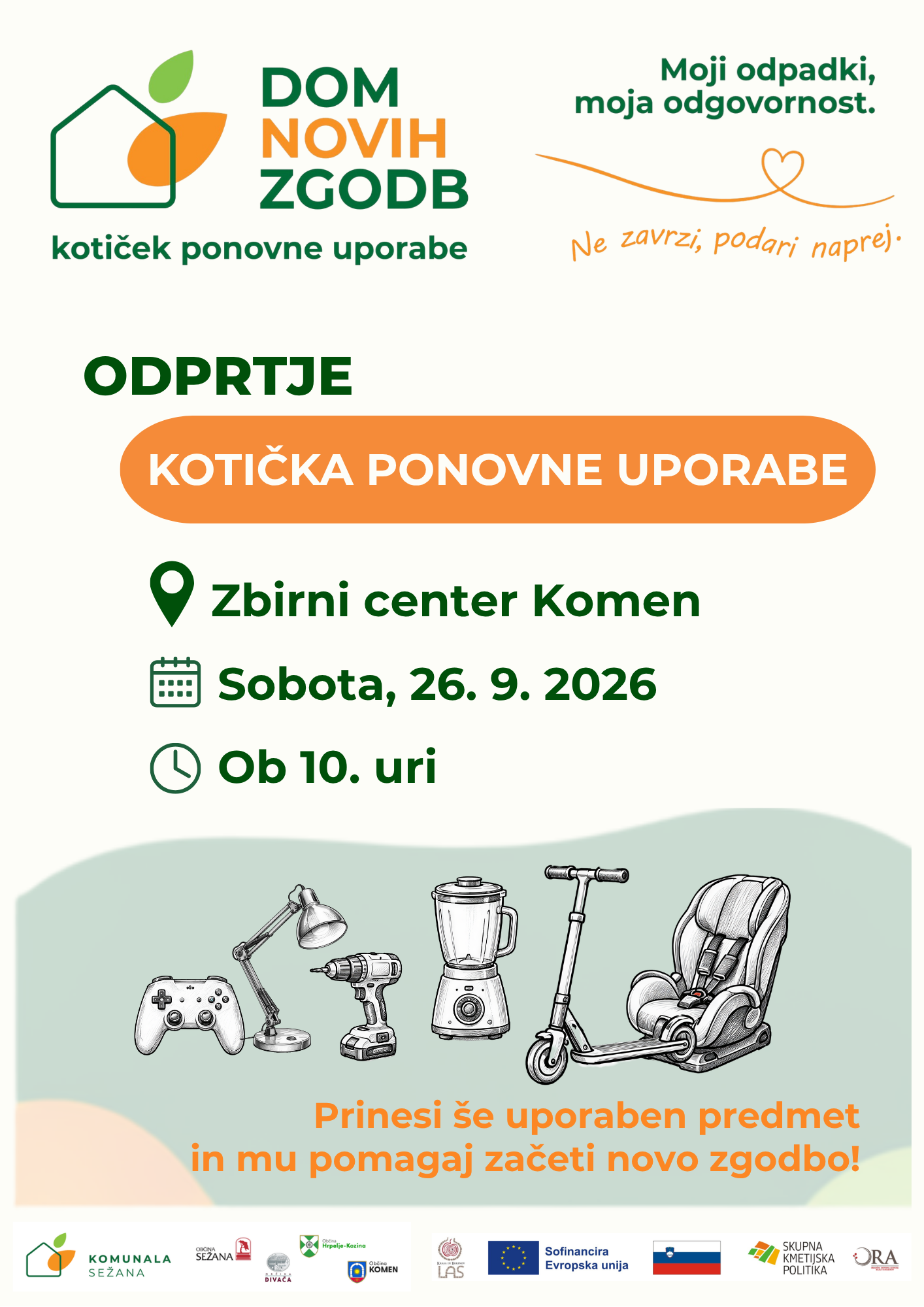 VABILO ODRTJE komen